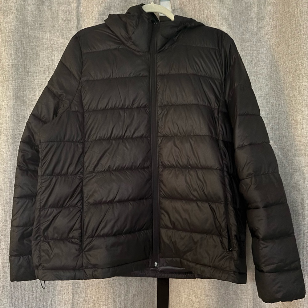 Athleta Aire Puffer Jacket, Black, XL